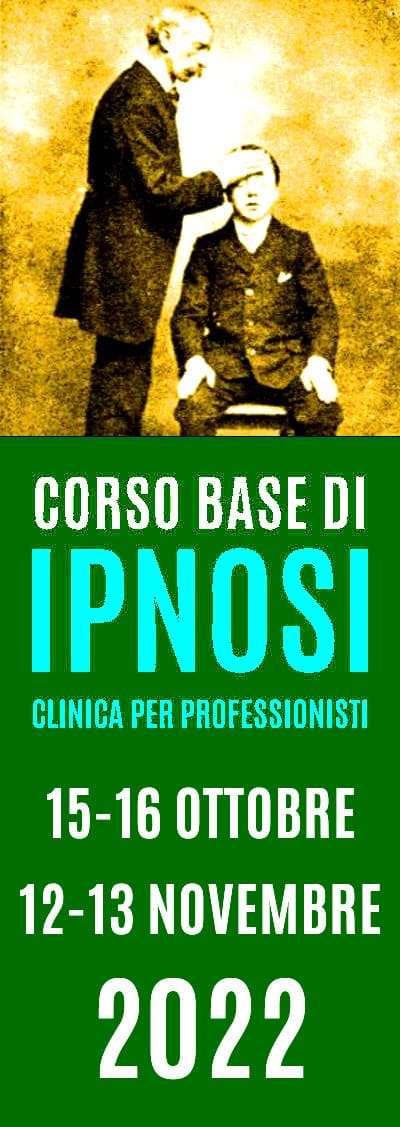Corso Base di Ipnosi - Psicotecnica - 15-16 ottobre/ 12-13 novembre 2022